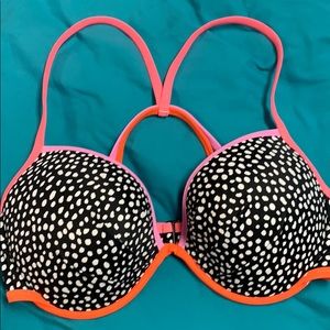 Victoria Secret Polka dot Bikini swimsuit top 36dd